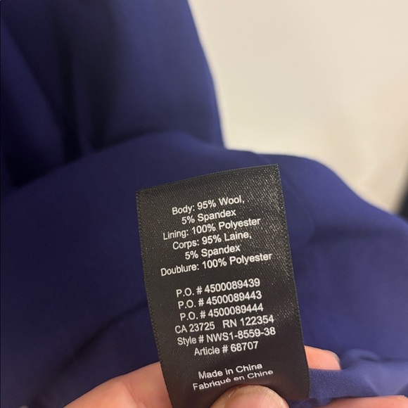 Aritzia Babaton Royal Blue Midi Dress - Picture 6 of 10